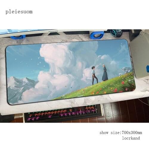 Howls Moving Castle mouse pad Birthday mousepads gaming mousepad gamer present personalized mouse pads keyboard pc pad