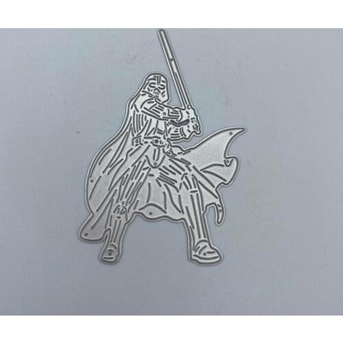 Warrior with sword Metal Cutting Dies Stencil DIY Scrapbooking Photo Album Decor Embossing Cards Making DIY Crafts