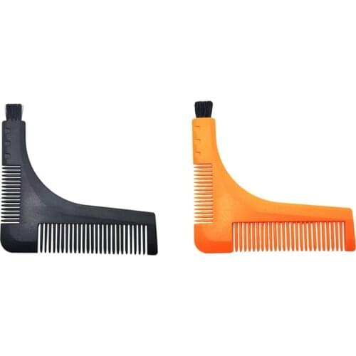 Men Beard Shaping Styling Template Comb Mens Double Sided Beards Combs Beauty Tool for Hair Beard Trim