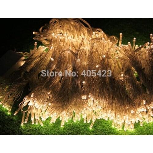 Outdoor indoor decor wedding home party backdrop curtain light 6m*3m height 600 LED waterfall christmas dripping icicle lights