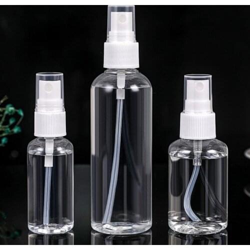 New Transparent Spray Bottle Spray Bottles Portable Bottle Travel Container Refillable Cosmetics Container