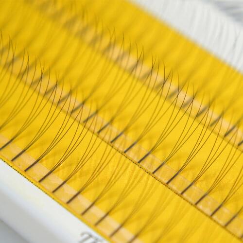 3D~10D False Eyelash Long Stem Premade Russian Volume Fans Semi Permanent C D Curl Lashes Fake Eyelashes Extension Makeup