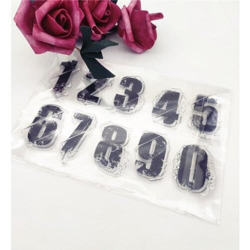 11*16CM Digital Transparent Clear Stamps / Silicone Seals Roller Stamp For DIY Scrapbooking Photo Album/Card Making