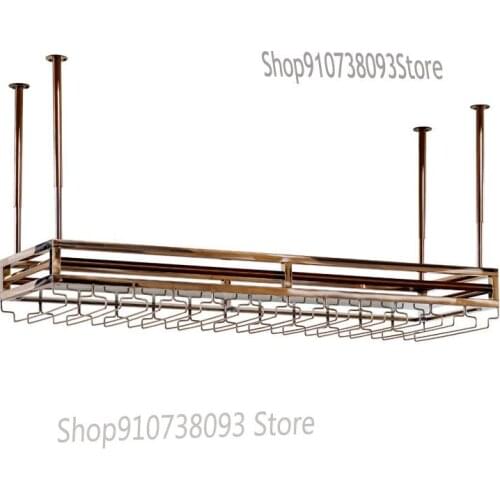 Wine Glass Rack Upside Down Creative Household Wine Glass Rack Hanging Wine Rack Storage Rack Hanging Tall Glass Rack