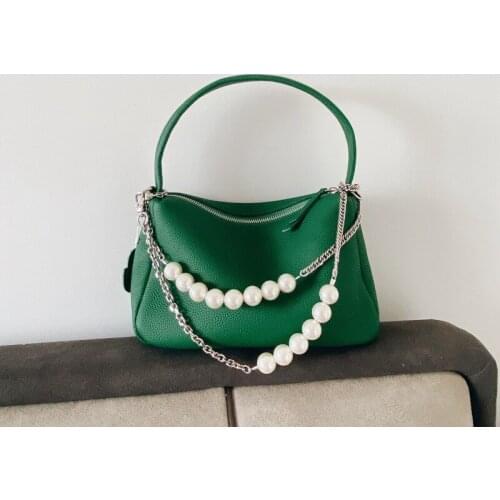 2021New Genuine Leather Women Shoulder Bags High Quality Soft Female Totes Chains Style Crossbody Bags For Women Bolsas Feminina