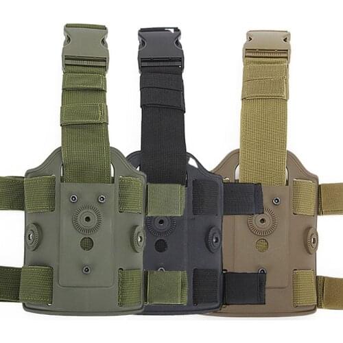 Tactical Leg Holster Gun Holster Combat Glock 17 Colt 1911 Beretta M9 Sig sauer P226 Airsoft Right Hand Pistol Gun Carry Holster