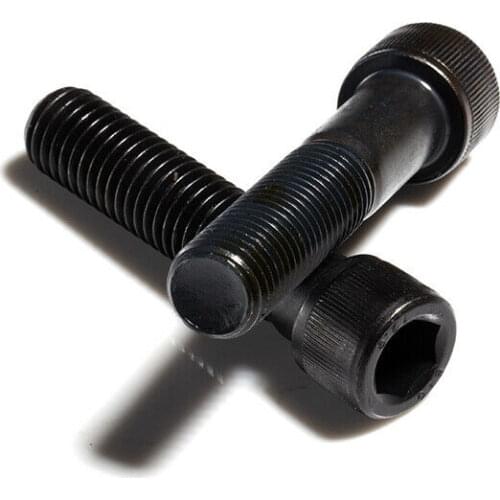 M7 Allen Screw Hex Socket Bolt Cap Head Screws Black 12.9 Steel Length 10 - 50mm Pitch 1.0mm