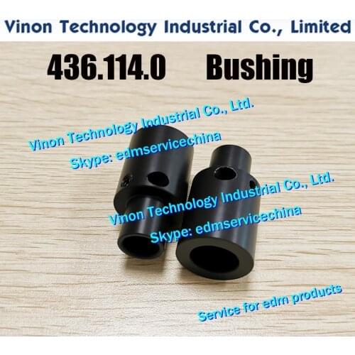 Agie 436.114 Bushing for Wire cut EDM machine. Inlet sleeve for brake 436.114.0, 24.55.204