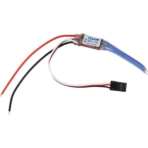 XP-7A RC Drone Brushless ESC 7A 1-2S Electronic Speed Controller for RC Airplane