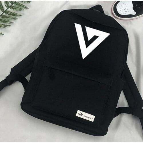 Harajuku Seventeen Backpack Women Got7 K-pop Ullzang Fans Backpack Canvas Bag Mamamoo Girls School Back Packs Sac A Dos Femme