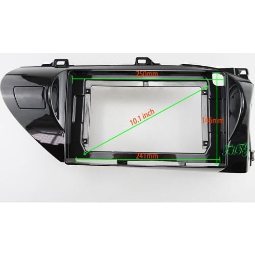 10.1 inch Fasxia Car Audio Frame Car Radio Fascia,gps navigation fascia panel is suitable 2015 TOYOTA REVO