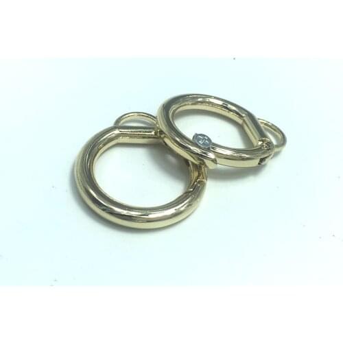 40PCS Golden Purse Clasp, Screw Ring, 20mm Round Clasp