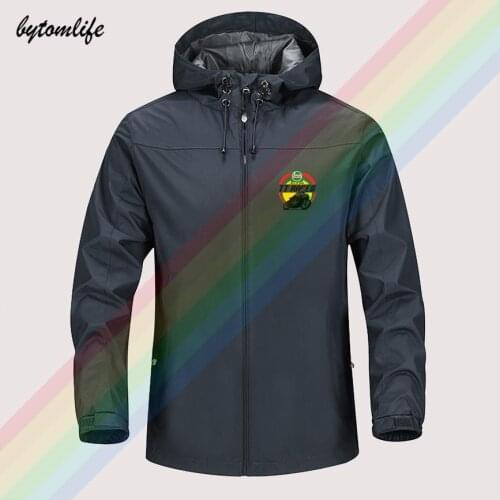 Castrol Moto Tt Races Logo Outdoor Mountaineering Windproof Jacket Hooded Comfortable Unisex Fashion High Quality Asian Size
