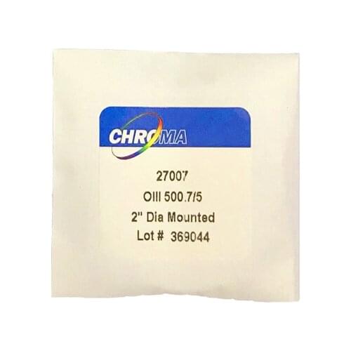 Chroma 1.25" 2 " circular OIII 3 nm 5nm Narrowband Astrophotography ccd Imaging Filter （Free shipping