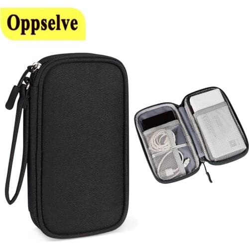 Travel Closet Organizer Case For Headphone Storage Power Bank Bag Digital Portable Zipper Accessories Charger Data Cables Pouch
