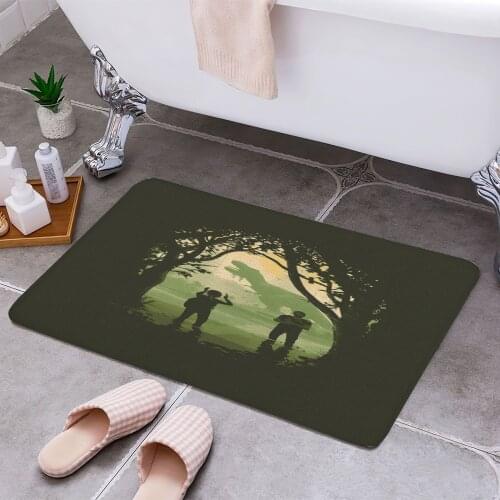 Ellies Dinosaur 3D Print Doormats Rectangle Non-Slip DoorMat Bedroom Kitchen Entrance Print Door rugs Dropshipping
