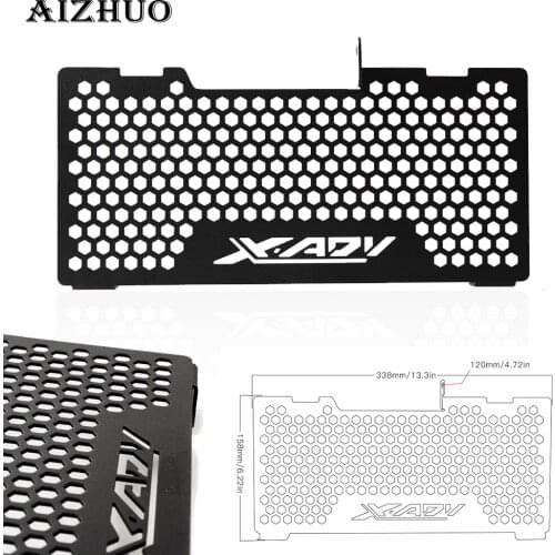 Hot Stainless Steel Motorcycle accessories Grille Radiator Cover Protection For Honda X-ADV 750 2017 2018 XADV Cooler Protector
