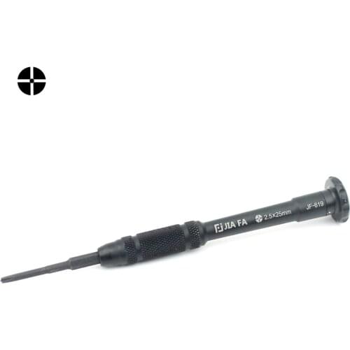 JIAFA JF-619-2.5 Hollow Cross Tip 2.5 x 25mm Repair Middle Bezel Screwdriver for iPhone