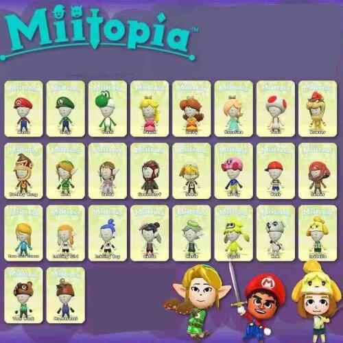 MiiTopia amxxbo card nfc card clothes unlock For NS Switch MiiTopia game amiiboen card