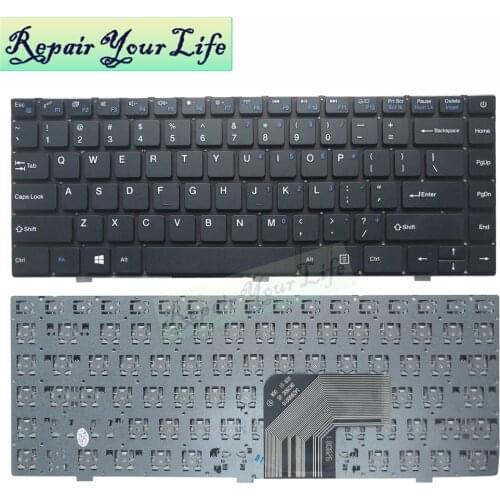 Laptop keyboard for Haier M4 US English 342900010 DK290C black internal accessories replacement