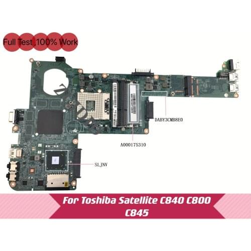 A000175310 DABY3CMB8E0 For Toshiba Satellite C840 L840 L800 C800 L840 C845 Laptop motherboard SRJNV DDR3 100% test ok