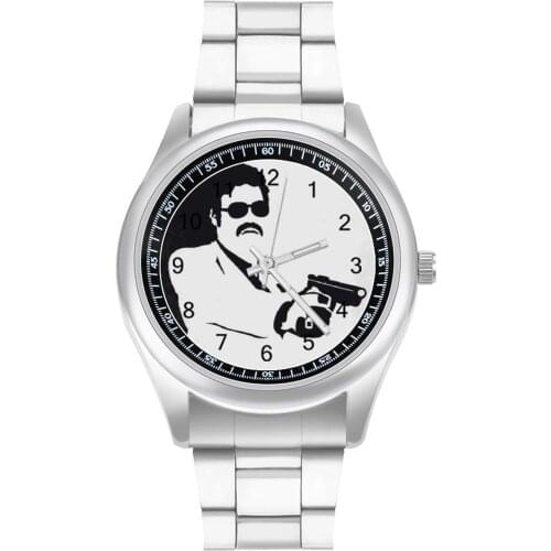 Pablo Escobar Quartz Watch Exclusive Men Wrist Watch Design Steel Spring Buy Wristwatch