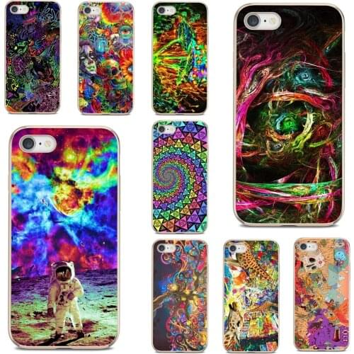 Soft Bag Case For Samsung Galaxy S7 S8 S9 S10E S20 FE Note 10 20 Edge Lite Plus Ultra Pastel Abstract Psychedelic Trippy Art