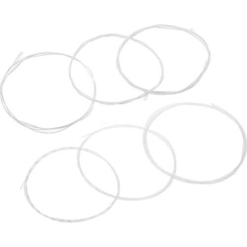 6pcs/Set 3ft Nylon Classical Guitar Strings Silver Plated Guitar Classical Acousitc Musical Accessories Parts