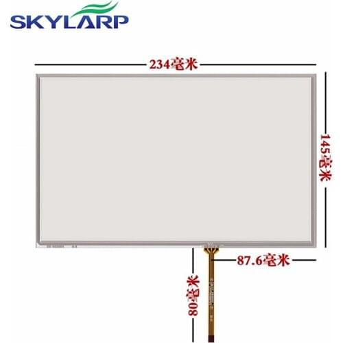 New 10.2''inch 4 wire touch screen handwritten at102tn03 v9 touchscreen Laptop screen industrial equipment Glass 234mm*145mm