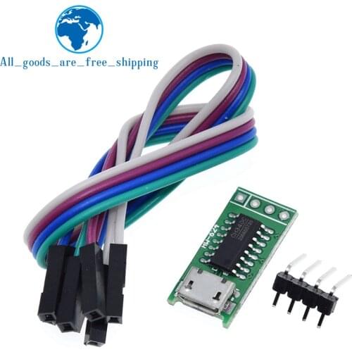 CH340C Micro USB to TTL Serial Port ISP Download Module 5V/3.3V 500ma Replace CP2102 CH340G CH340T For STM32 51 With DuPont Line