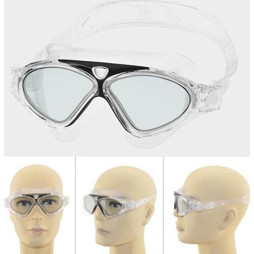 High-definition Adjustable Anti-ultraviolet Swimming Goggles Anti-fog Large-frame Water Sports Glasses for Outdoor