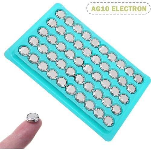 50pcs 1.5V Alkaline Button Cell Battery AG10 L1131 SR1130 189 LR54 Coin Button Batteries For Small Electronic Devices Parts
