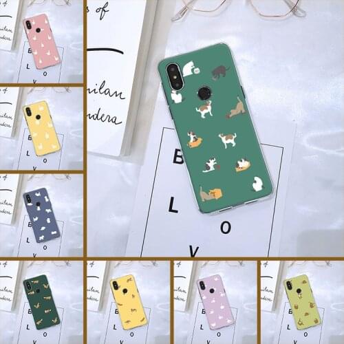 For Xiaomi Mi Mix 1 2 2S 3 Lite Phone Case Silicone Yellow Dog Pink Cat Fox Purple Back Cover For Xiaomi Mi Max Note 1 2 3 Case