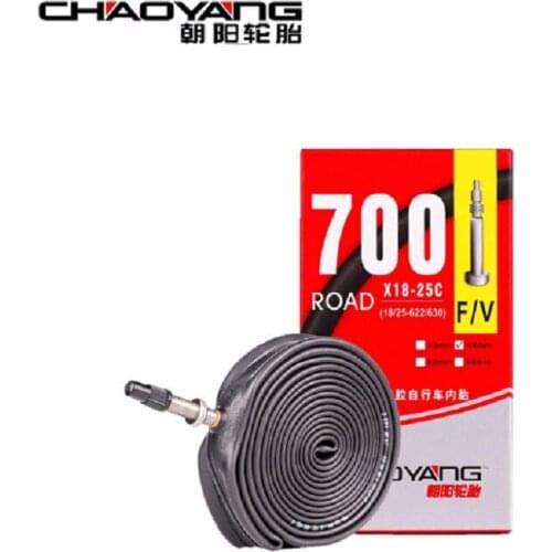 Chaoyang Road Bike Inner Tube Bicycle Tyres 700 23 25C Butyle Rubber Presta Valve Ultralight FV