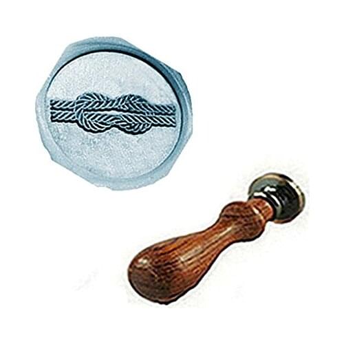 MDLG Vintage Tie the Knot Custom Picture Logo Wedding Invitation Wax Seal Sealing Stamp Rosewood Handle Set