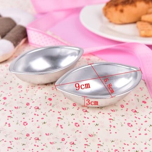 2PCS Bath Bomb Round/Lemon Shape Aluminium Alloy Molds DIY Tool Bath Bomb Salt Homemade Crafting Gifts Mold