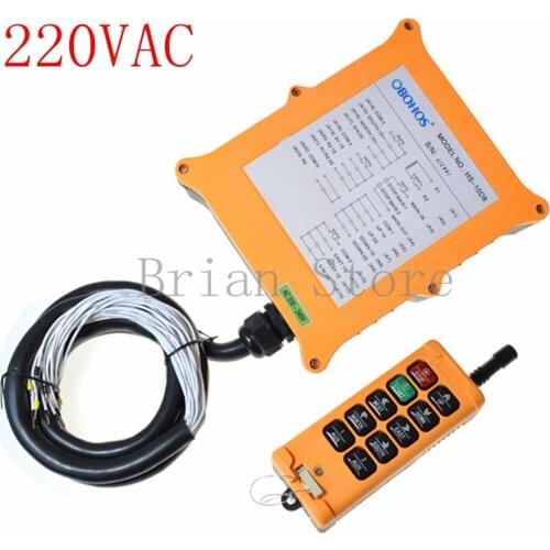 2 Speed 1 Transmitters 10 channels Hoist Crane Truck Radio Remote Control System Controller