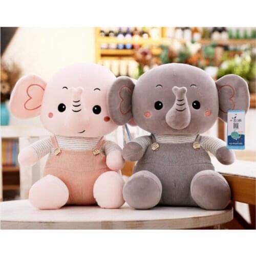 24CM Cute elephant doll stuffed elephant baby elephant doll Rag Doll Wedding gift for children