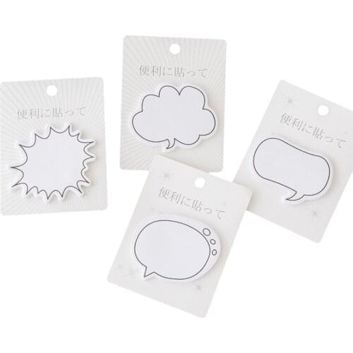 30packs /lot Lovely Simple Japanese Dialogs Series Notes Small Fresh Message N Times Stickers Stationery School Office Supply