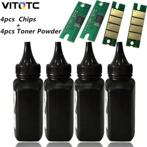 4X Toner Powder With Chip For Ricoh Aficio SP100su SP100sf SP100 SP110q SP110suq SP111sf SP112sf SP100 SP111 SP112 Toner Powder