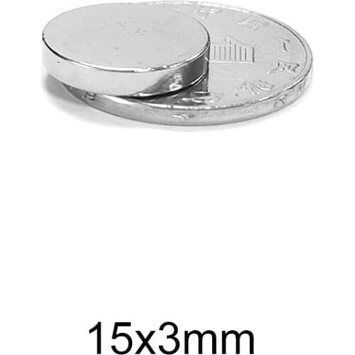5/10/20/50/100pcs 15x3 Minor Search Magnet Dia 15mm x 3mm Bulk Small Round Magnetic Magnet 15x3mm Neodymium Magnets Disc 15*3 mm