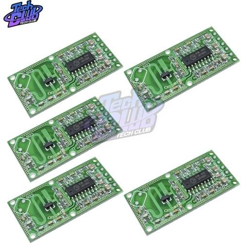 5PCS RCWL-0516 Microwave Radar Sensor Module Human Body Induction Switch Module Intelligent Sensor Output 3.3V