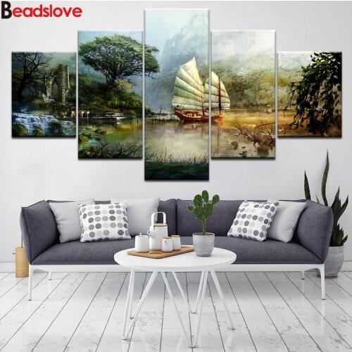 Diamond Painting 5 Pieces The guild wars Diamond Embroidery sale full square/round drill Mosaic diamond pictures of rhinestones