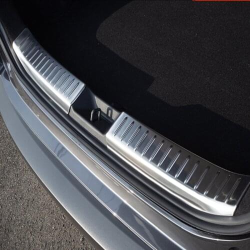 Car Accessories Styling Inner Rear Bumper Foot Palte For Mazda CX-30 CX30 2020 2021 Protection Cover