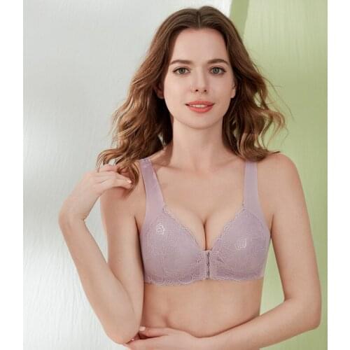 Push Up Bra women lingerie Front Closure Bras Sexy Lace lingerie Invisible Seamles Bralette Underwear For Women big bralette top