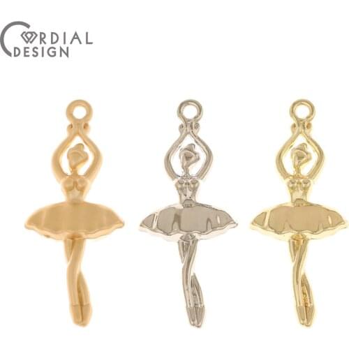 Cordial Design 100Pcs 15*33MM Jewelry Accessories/Pendant For Earrings/Hand Made/Jewelry Findings & Components/DIY Charms