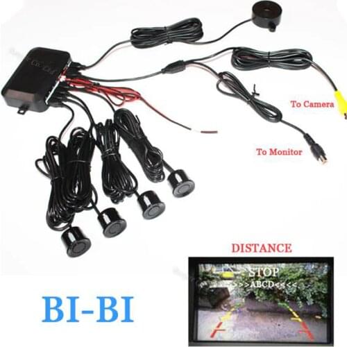 Dual Core CPU Car Video Parking Assistance Sensor Reversing Radar Video all-in-one System Connect Parking DVD & Monitor & Camera