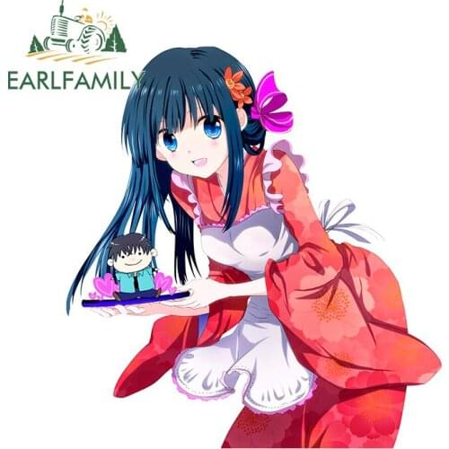 EARLFAMILY 13cm x 10.5cm for Mahouka Koukou No Rettousei Car Sticker Waterproof Decal Vinyl Snowboard Window Trunk Decoration