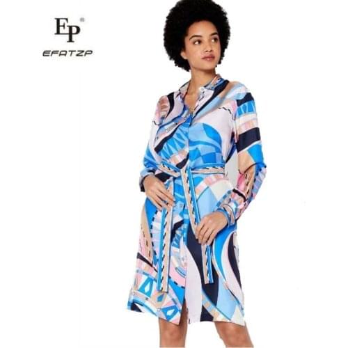 [EFATZP] New Womens Geometric Print Casual Fashion Long Sleeve Elastic Slim Knitted Cardigan Dress