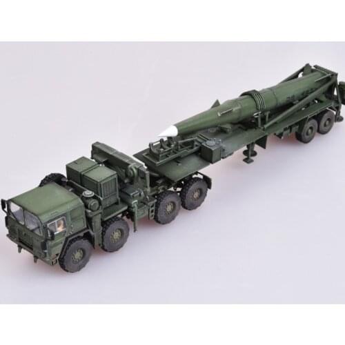 1/72 U.S. Army Die-casting Missile Vehicle MAN M1001 NATO Tactical Military Vehicle + Pershing 2 Missile Collection Display Toys